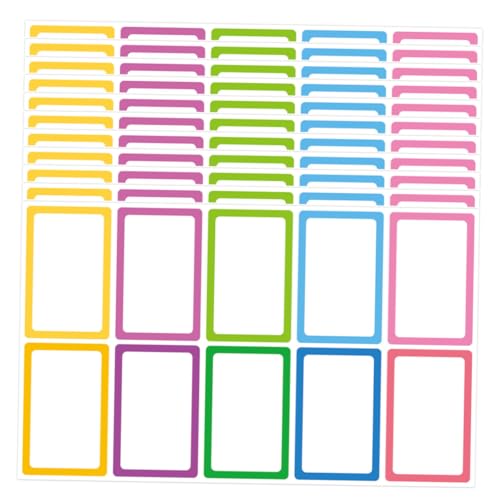 DIKACA 10 Blatt Selbstklebende Beschreibbare Name Tag Aufkleber mit Farbigem Blanko Etiketten für Büro und Haushalt Praktische Sortierlabels Packung DIKACA 10 Blatt Selbstklebende Beschreibbare Name Tag Aufkleber mit Farbigem Blanko Etiketten für Büro und Haushalt Praktische Sortierlabels Packung von DIKACA