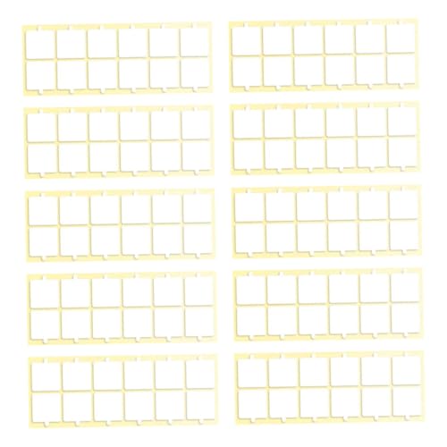 DIKACA 10 Blatt Transparentes Doppelseitiges Klebeband Stark Haftendes Schaumstoff Montageband für Akustikplatten Rückstandsfrei Entfernbar Vielseitig Einsetzbar für Diy Wanddekorationen von DIKACA