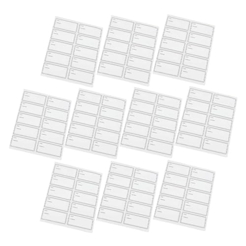 DIKACA 10 Blatt Wasserdichte Ölresistente Lebensmittel etiketten Selbstklebende Flaschenaufkleber mit Beschreibbarer Oberfläche für Milch Vorratsbehälter Vielseitig Einsetzbar und DIKACA 10 Blatt Wasserdichte Ölresistente Lebensmittel etiketten Selbstklebende Flaschenaufkleber mit Beschreibbarer Oberfläche für Milch Vorratsbehälter Vielseitig Einsetzbar und von DIKACA