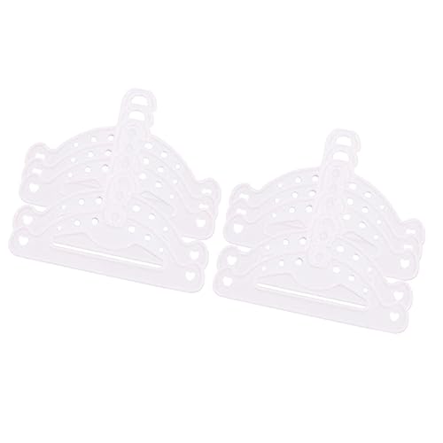 DIKACA 10 Stück 18 Zoll Puppenständer Miniatur-kleiderbügel Für Puppenzubehör Einfaches Design Für Die Zimmerorganisation Von Jungen Und Mädchen von DIKACA