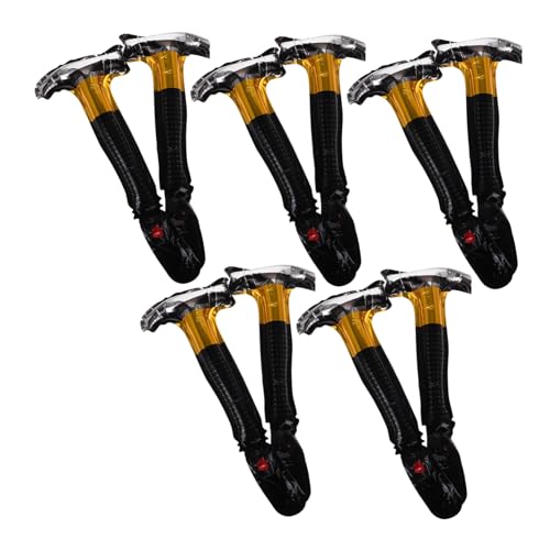 DIKACA 10 Stück Ballonhammer Gefälschter Hammer Geburtstag Luftballons Halloween-partygeschenke Ballons Hämmern Bauparty Dekorationen Aufblasbare Requisiten Hammerkostüm Aluminiumfolie DIKACA 10 Stück Ballonhammer Gefälschter Hammer Geburtstag Luftballons Halloween-partygeschenke Ballons Hämmern Bauparty Dekorationen Aufblasbare Requisiten Hammerkostüm Aluminiumfolie von DIKACA