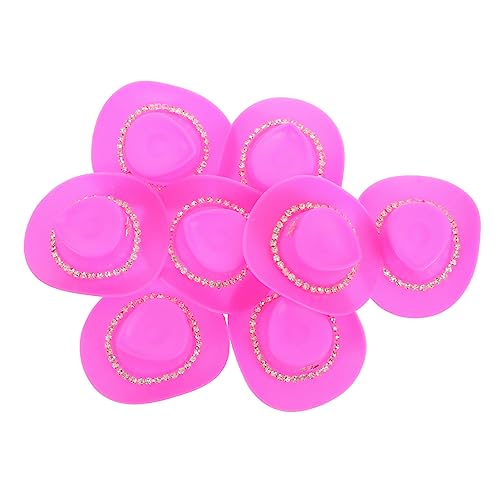DIKACA 10 Stück Cowboy -Hutspielzeugzubehör zarte Hüte Hut Kostüm Cowboyhüte Cowboyhut aus Schaumstoff dekorative Miniaturhüte Puppenhüte für Partys Mall-Hut Plastik DIKACA 10 Stück Cowboy -Hutspielzeugzubehör zarte Hüte Hut Kostüm Cowboyhüte Cowboyhut aus Schaumstoff dekorative Miniaturhüte Puppenhüte für Partys Mall-Hut Plastik von DIKACA