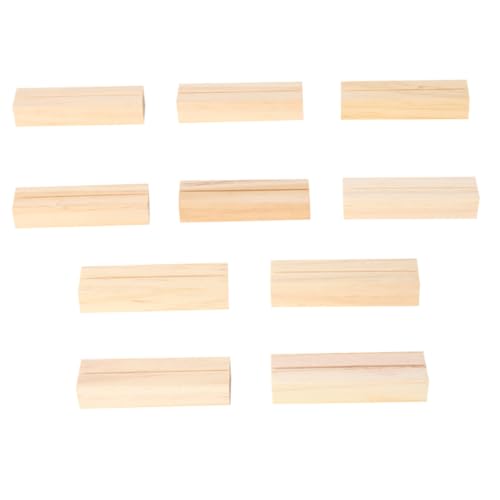 DIKACA 10 Stück Holz Kartenhalter Memo Clips aus Naturholz mit Stabilem Sockel Langer Halter für Tischkarten Notizen und Fotos für Büro Party und Hochzeit DIKACA 10 Stück Holz Kartenhalter Memo Clips aus Naturholz mit Stabilem Sockel Langer Halter für Tischkarten Notizen und Fotos für Büro Party und Hochzeit von DIKACA