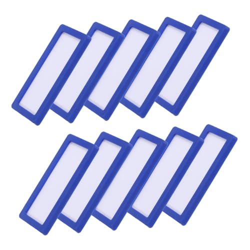 DIKACA 10 Stück Magnetische Etikettenhalter mit Klebbarer und Magnetischer Befestigung Inklusive Papiereinlagen und Transparentem Schutz Langlebig Blau für Büro Regal Whiteboard und DIKACA 10 Stück Magnetische Etikettenhalter mit Klebbarer und Magnetischer Befestigung Inklusive Papiereinlagen und Transparentem Schutz Langlebig Blau für Büro Regal Whiteboard und von DIKACA