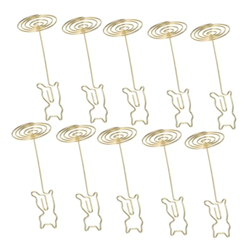 DIKACA 10 Stück Metall Memo Clip Vielseitiger Kartenhalter für Büro Hochzeit Restaurant Robuster Tischkartensockel für Business Cards Tischnummern und Fotos DIKACA 10 Stück Metall Memo Clip Vielseitiger Kartenhalter für Büro Hochzeit Restaurant Robuster Tischkartensockel für Business Cards Tischnummern und Fotos von DIKACA