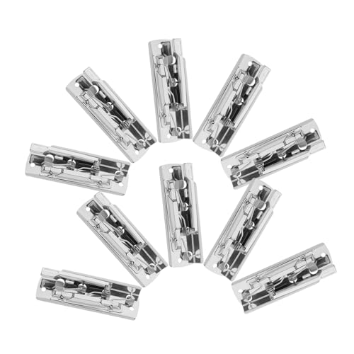 DIKACA 10 Stück Metallklammern Starker Halt Verstellbar Texturierte Klemmen Glatte Oberfläche Montierbar Schwerlast Aktenklemmen für Dokumente Fotos Papiere Büro Schule DIKACA 10 Stück Metallklammern Starker Halt Verstellbar Texturierte Klemmen Glatte Oberfläche Montierbar Schwerlast Aktenklemmen für Dokumente Fotos Papiere Büro Schule von DIKACA