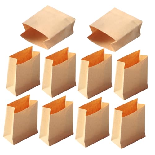 DIKACA 10 Stück Mini -verpackungstasche Puppenhaus-miniaturen Kleine Münzumschläge Brotpacktaschen Dollhouse Dekorationen Mini-papiertüte Mini- Papierbeutel Hellbraun Kraftpapier DIKACA 10 Stück Mini -verpackungstasche Puppenhaus-miniaturen Kleine Münzumschläge Brotpacktaschen Dollhouse Dekorationen Mini-papiertüte Mini- Papierbeutel Hellbraun Kraftpapier von DIKACA