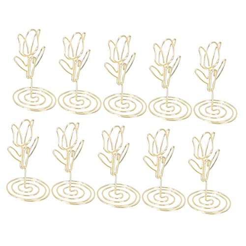 DIKACA 10 Stück Notenhalter Hochzeitsbevorzugungen Bildhalter für Tisch Platzkarte für die Hochzeit Karteninhaber Grußkartenhalter Desktop-Nachrichtenclips Fotohalterclips Metall Golden DIKACA 10 Stück Notenhalter Hochzeitsbevorzugungen Bildhalter für Tisch Platzkarte für die Hochzeit Karteninhaber Grußkartenhalter Desktop-Nachrichtenclips Fotohalterclips Metall Golden von DIKACA