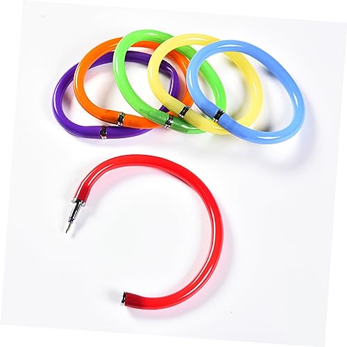DIKACA 10 Stück Teiliges Bunte Armband Kugelschreiber Biegsam Schulbedarf für Mädchen Jungen Zufällige Farbe DIKACA 10 Stück Teiliges Bunte Armband Kugelschreiber Biegsam Schulbedarf für Mädchen Jungen Zufällige Farbe von DIKACA