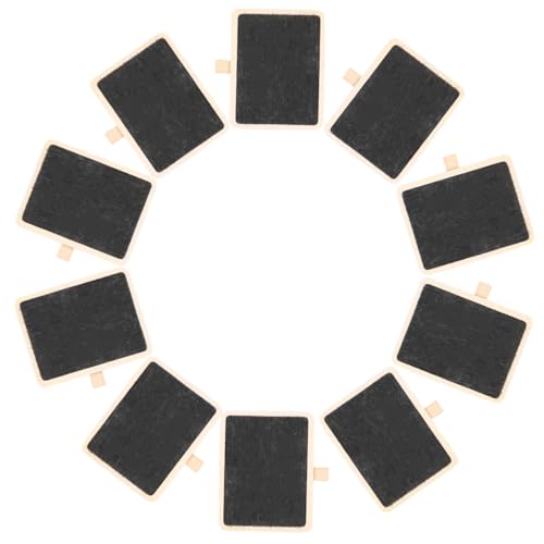 DIKACA 10 Stück Teiliges Mini Kreidetafel mit Holzklammern Kreative Memo und Fotoklammern Kleine Beschreibbare Tafeln für Nachrichten Notizen Fotos für Büro und Zuhause DIKACA 10 Stück Teiliges Mini Kreidetafel mit Holzklammern Kreative Memo und Fotoklammern Kleine Beschreibbare Tafeln für Nachrichten Notizen Fotos für Büro und Zuhause von DIKACA