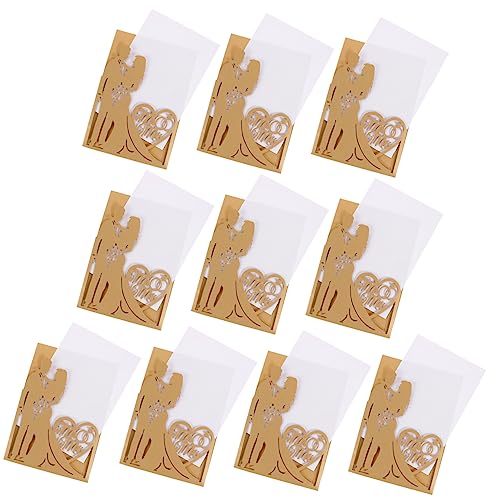 DIKACA 10 Stück hohle Hochzeitseinladung jubiläumskarte anniversary card hochzeitsdeco grusskarte lädt ein Paar Einladungskarten für Aktivitäten Einladungskarten für Partys Papier Golden DIKACA 10 Stück hohle Hochzeitseinladung jubiläumskarte anniversary card hochzeitsdeco grusskarte lädt ein Paar Einladungskarten für Aktivitäten Einladungskarten für Partys Papier Golden von DIKACA