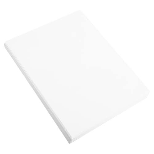 DIKACA 100 Blatt Matte Selbstklebende Bedruckbare Aufkleber für Drucker Wasserfeste Versandetiketten für Umzugskartons und Schulprojekte von DIKACA