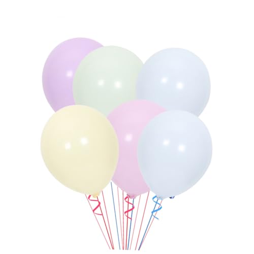 DIKACA 100 Stück 5 Macaron-Luftballons Partyzubehör Dekorationen Zubehör für Partydekoration DIKACA 100 Stück 5 Macaron-Luftballons Partyzubehör Dekorationen Zubehör für Partydekoration von DIKACA