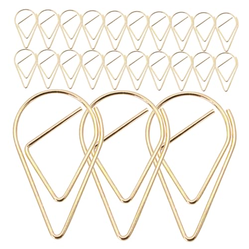DIKACA 100 Stück Büroklammer Mini Clips klein aus Papier geformt büroartikel büromaterial kartenclip ordner Office-Dokumentenklammern Entzückende Papierklammern Stahldraht Golden DIKACA 100 Stück Büroklammer Mini Clips klein aus Papier geformt büroartikel büromaterial kartenclip ordner Office-Dokumentenklammern Entzückende Papierklammern Stahldraht Golden von DIKACA