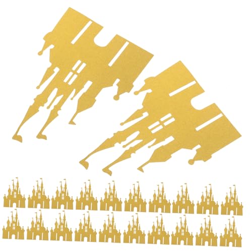 DIKACA 100 Stück Castle Cake Topper für Prinzessinnen und Geburtstagsfeiern Tortendekoration für Deko für Castle Thema Partys Einfache Anwendung Robustes Design DIKACA 100 Stück Castle Cake Topper für Prinzessinnen und Geburtstagsfeiern Tortendekoration für Deko für Castle Thema Partys Einfache Anwendung Robustes Design von DIKACA