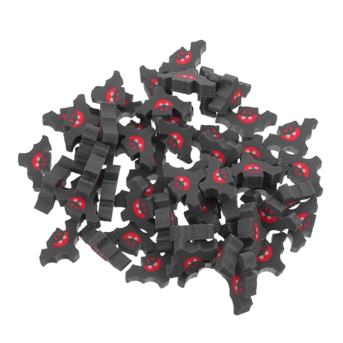 DIKACA 100 Stück Halloween Fledermaus Radiergummis Mini Gummi Bat Form Radierer für Schulpreise Party Goodie Bag Füller Langlebig Präzises Radieren von DIKACA