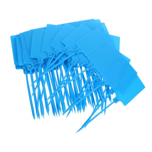 DIKACA 100 Stück Kunststoff Versandanhänger Blau mit Kabel für Logistik Versand Beschriftung Etiketten Robuste Hängeetiketten Vielseitig Einsetzbar für Waren und Gepäck DIKACA 100 Stück Kunststoff Versandanhänger Blau mit Kabel für Logistik Versand Beschriftung Etiketten Robuste Hängeetiketten Vielseitig Einsetzbar für Waren und Gepäck von DIKACA