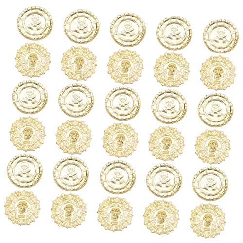 DIKACA 100 Stück Piraten-goldmünzen Geburtstag Schatz Zeichen Thematisiert Für Piraten-requisiten Zahlen Party Piratenspielzeug Dublonen Piratenmasse Plastik Golden DIKACA 100 Stück Piraten-goldmünzen Geburtstag Schatz Zeichen Thematisiert Für Piraten-requisiten Zahlen Party Piratenspielzeug Dublonen Piratenmasse Plastik Golden von DIKACA