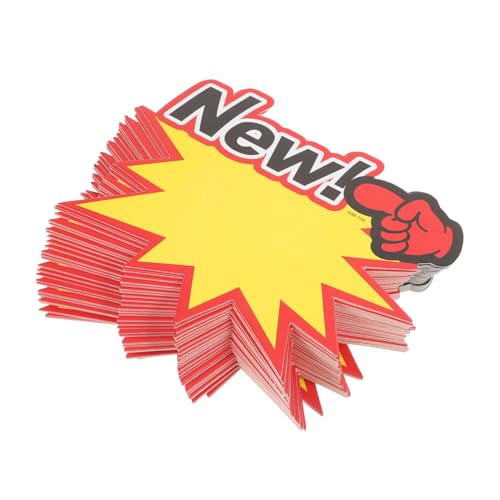 DIKACA 100 Stück Preisetiketten Leuchtendes Burst Design Robuste Kartonqualität für Einzelhandel und Garagenverkauf Auffällige Verkaufszeichen für Kundenaufmerksamkeit DIKACA 100 Stück Preisetiketten Leuchtendes Burst Design Robuste Kartonqualität für Einzelhandel und Garagenverkauf Auffällige Verkaufszeichen für Kundenaufmerksamkeit von DIKACA