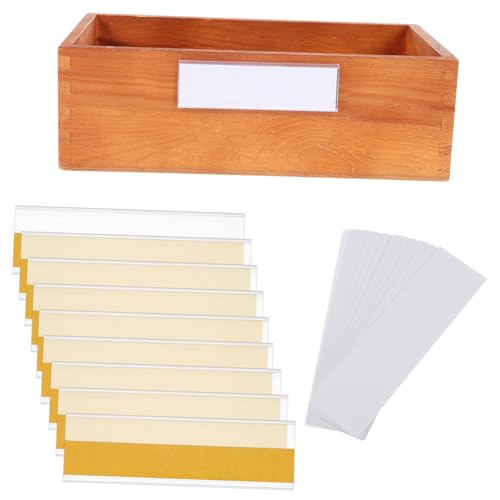 DIKACA 100 Stück Selbstkleber Etikett Rack Name Regalanhänger für Drahtregale klebrig Schublade Organisieren Etiketten für Supermarktregale Etiketten für Lagerregale Bin Label Halter PVC DIKACA 100 Stück Selbstkleber Etikett Rack Name Regalanhänger für Drahtregale klebrig Schublade Organisieren Etiketten für Supermarktregale Etiketten für Lagerregale Bin Label Halter PVC von DIKACA