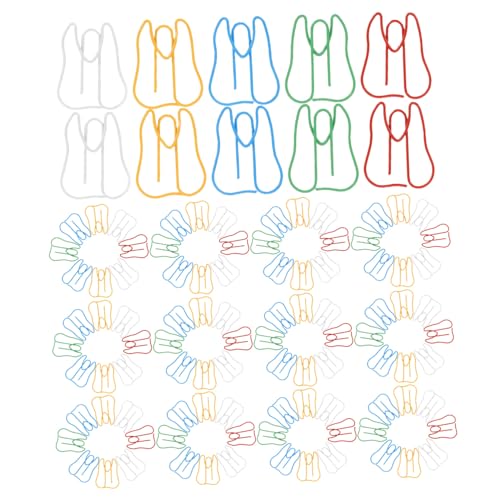 DIKACA 100 Stück Zahnförmige Bunte Papierclips Kreative Büroklammern Langlebig Praktisch Für Büro Schule Zuhause Zur Effizienten Papierorganisation DIKACA 100 Stück Zahnförmige Bunte Papierclips Kreative Büroklammern Langlebig Praktisch Für Büro Schule Zuhause Zur Effizienten Papierorganisation von DIKACA