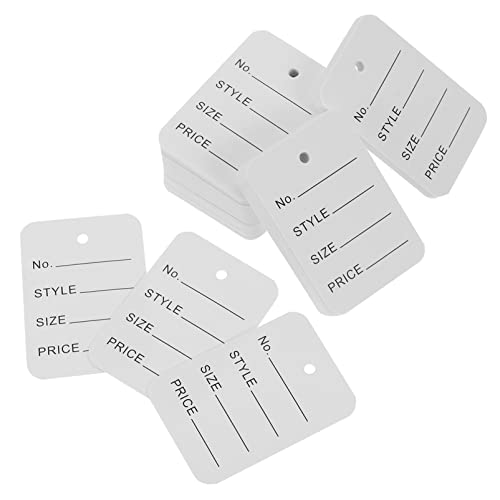DIKACA 1000 Stück Preisschild größenetiketten kleidungsetiketten Anhängeetiketten label Tag-Preise Kleidergrößen-Etiketten Kleiderpreis-Größenschilder Kleidergrößenetikett Papier Weiß DIKACA 1000 Stück Preisschild größenetiketten kleidungsetiketten Anhängeetiketten label Tag-Preise Kleidergrößen-Etiketten Kleiderpreis-Größenschilder Kleidergrößenetikett Papier Weiß von DIKACA