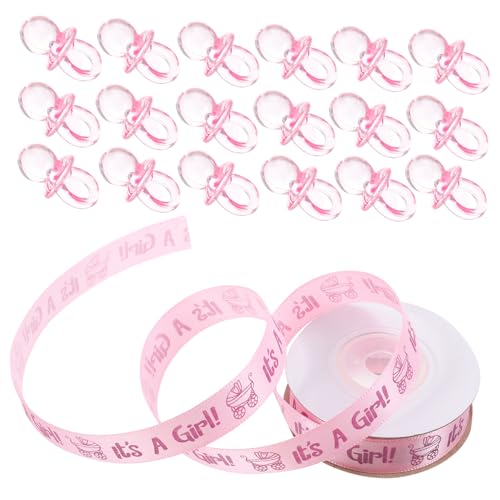DIKACA 100Stücke Mini Deko Tischstreuer für Babyparty Transparente mit Satinband für Feierlichkeiten Unvergessliche DIKACA 100Stücke Mini Deko Tischstreuer für Babyparty Transparente mit Satinband für Feierlichkeiten Unvergessliche von DIKACA