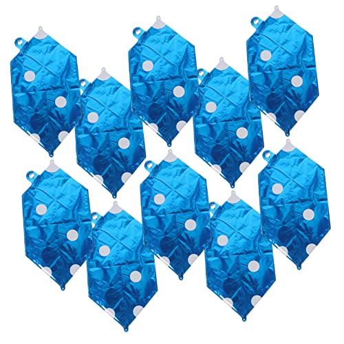 DIKACA 10Stücke Folienballons Luftballons für Party Dekorationen Blaue Würfelballons für Themen und Spiele Foto Requisiten für Unvergessliche DIKACA 10Stücke Folienballons Luftballons für Party Dekorationen Blaue Würfelballons für Themen und Spiele Foto Requisiten für Unvergessliche von DIKACA