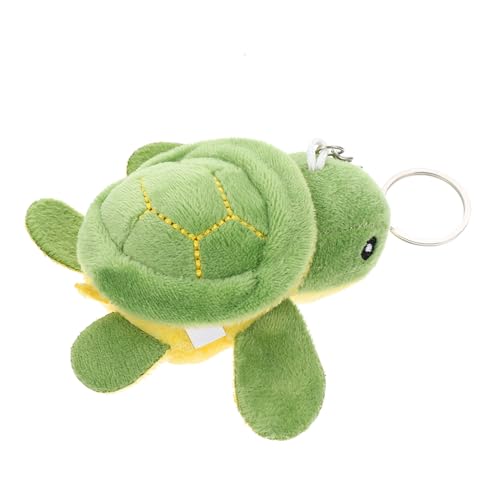 DIKACA 10Stücke Plüschschildkröten Schlüsselanhänger Niedliche Tierfiguren aus Hochwertigem Material Deko für Taschen und Schlüssel von DIKACA
