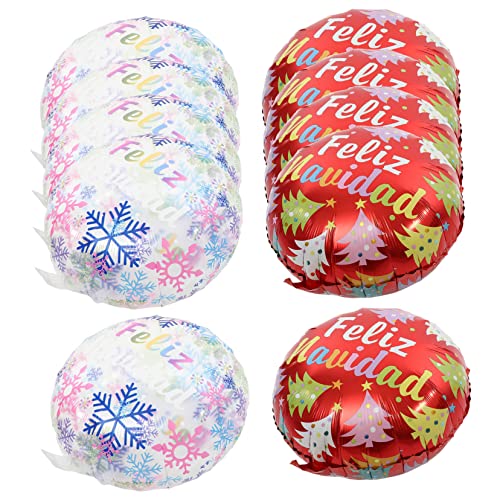 DIKACA 10Stücke Weihnachtsballons Teiliges Folienballons Für Festliche Dekoration Weihnachtsfeier Deko Frohe Weihnachten Luftballons Für Erwachsene Zuhause DIKACA 10Stücke Weihnachtsballons Teiliges Folienballons Für Festliche Dekoration Weihnachtsfeier Deko Frohe Weihnachten Luftballons Für Erwachsene Zuhause von DIKACA
