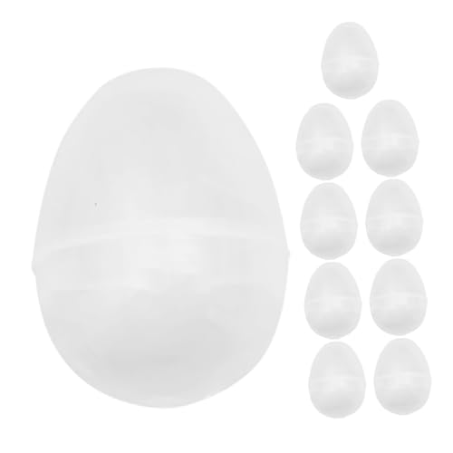 DIKACA 10st Ostereier Eier Öffnen Süßigkeiten-eier Eier Füllen Offene Eier Dekorative Eier Eier Basteln Sie Eier Durchsichtige Eier Eierschaleneier Klares Leeres Ei Transparent Plastik DIKACA 10st Ostereier Eier Öffnen Süßigkeiten-eier Eier Füllen Offene Eier Dekorative Eier Eier Basteln Sie Eier Durchsichtige Eier Eierschaleneier Klares Leeres Ei Transparent Plastik von DIKACA
