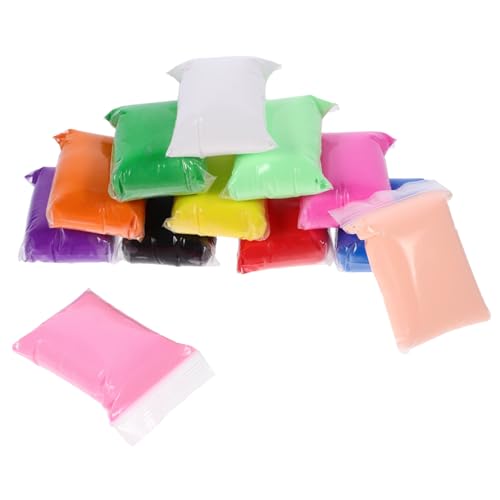 DIKACA 12 Packungen Lufttrocknende Knete für Modelliermasse für Kreatives Basteln und Leicht zu Formen für Diy Projekte und Handarbeiten für Jungen von DIKACA