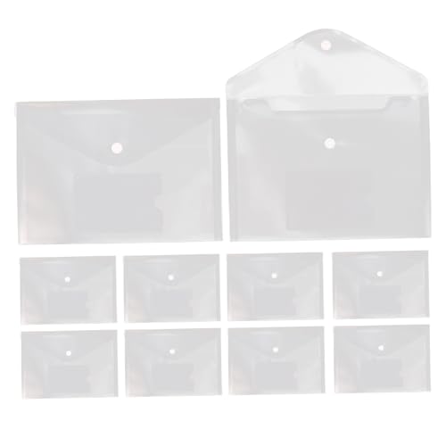 DIKACA 12 Stück Aktenhalter Papier Datei Tasche Knopf Briefumschläge Übersichtliche Ordner Für Dokumente Schaltflächenordner Plastikumschläge Für Dokumente Klarer Umschlag Snap-ordner Pp DIKACA 12 Stück Aktenhalter Papier Datei Tasche Knopf Briefumschläge Übersichtliche Ordner Für Dokumente Schaltflächenordner Plastikumschläge Für Dokumente Klarer Umschlag Snap-ordner Pp von DIKACA