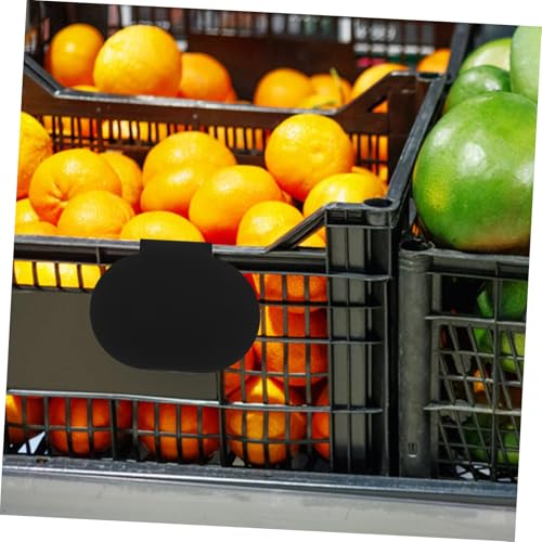 DIKACA 12 Stück Teiliges Wiederverwendbare Schwarze Körbeetiketten mit Clip Abwischbare Preisschildhalter für Aufbewahrungsboxen Vielseitige Langlebige Label Clips für Haushalt und DIKACA 12 Stück Teiliges Wiederverwendbare Schwarze Körbeetiketten mit Clip Abwischbare Preisschildhalter für Aufbewahrungsboxen Vielseitige Langlebige Label Clips für Haushalt und von DIKACA