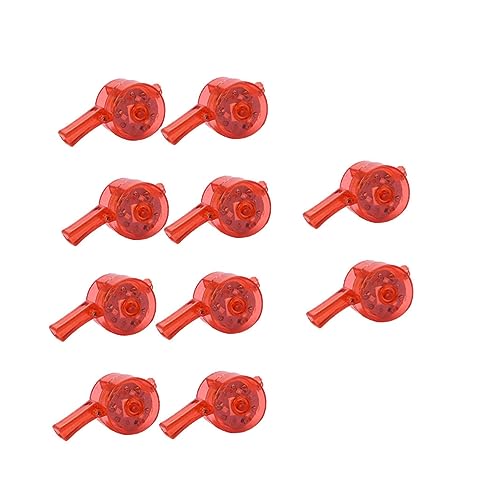 DIKACA 12 Stück leuchtende Pfeife Festival Party glühen Rave Geburtstag leuchtspielzeug glowingtoy Pfeife funny gadgets Cheering Pfeife heller Pfiff Laternenpfeife Plastik von DIKACA