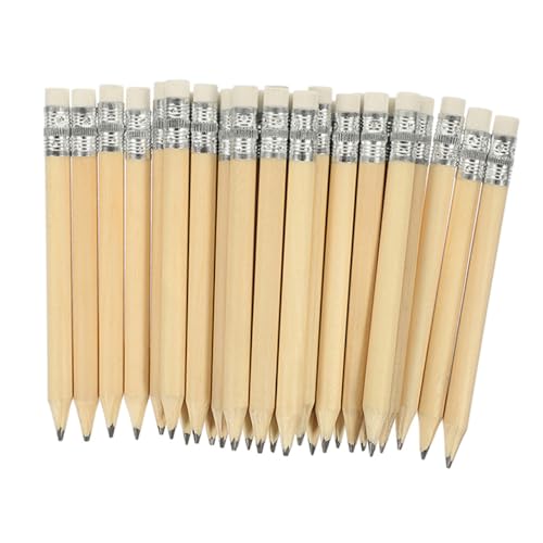 DIKACA 120 Stück Golfbleistifte Kurz Natürliche Holzstifte mit Radiergummi Platzsparend und Tragbar Glattes Schreiben für Golfscore Geeignet für Golfer und Veranstalter DIKACA 120 Stück Golfbleistifte Kurz Natürliche Holzstifte mit Radiergummi Platzsparend und Tragbar Glattes Schreiben für Golfscore Geeignet für Golfer und Veranstalter von DIKACA