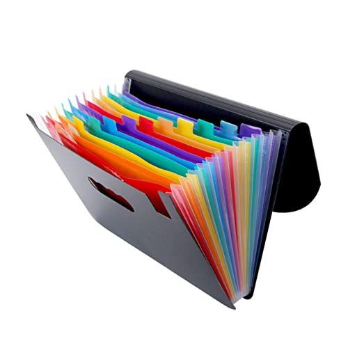 DIKACA 12Schicht Rainbow Fächer Multifunktionsordner Dokumentenmappe für Schule Büro Zuhause zur Organisation Wichtiger Unterlagen Leicht Bequem zu Transportieren DIKACA 12Schicht Rainbow Fächer Multifunktionsordner Dokumentenmappe für Schule Büro Zuhause zur Organisation Wichtiger Unterlagen Leicht Bequem zu Transportieren von DIKACA