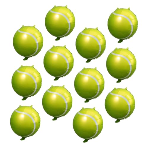 DIKACA 12Stücke Luftballons Sportliche Dekoration für Geburtstagsfeiern Leuchtende Farben Einfaches Aufblasen für Tennis Themenpartys DIKACA 12Stücke Luftballons Sportliche Dekoration für Geburtstagsfeiern Leuchtende Farben Einfaches Aufblasen für Tennis Themenpartys von DIKACA