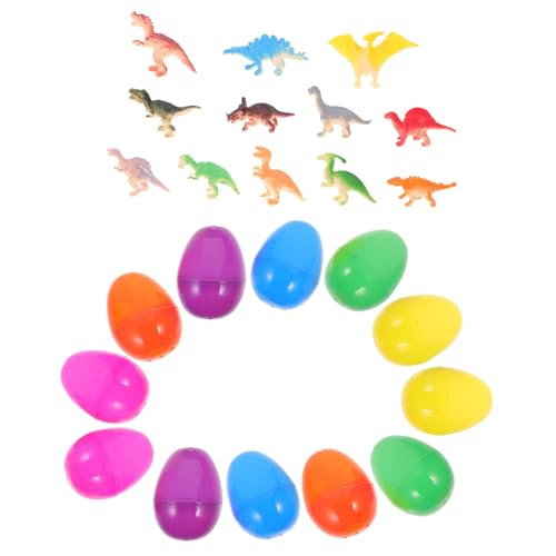 DIKACA 12Stücke Osterüberraschung Dinosaurier Eier Ostereier mit Überraschungsdino für zur Osterfeier für Dekoration DIKACA 12Stücke Osterüberraschung Dinosaurier Eier Ostereier mit Überraschungsdino für zur Osterfeier für Dekoration von DIKACA