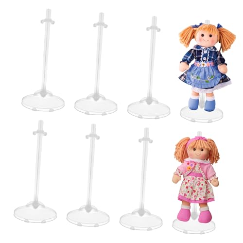 DIKACA 15 Stück Puppenständer wiedergeborene Puppe Puppenfigurenständer groß Babypuppe Figure Stand puppenzubehör Puppenhalteständer Stützständer für Puppen Plastik Transparent DIKACA 15 Stück Puppenständer wiedergeborene Puppe Puppenfigurenständer groß Babypuppe Figure Stand puppenzubehör Puppenhalteständer Stützständer für Puppen Plastik Transparent von DIKACA