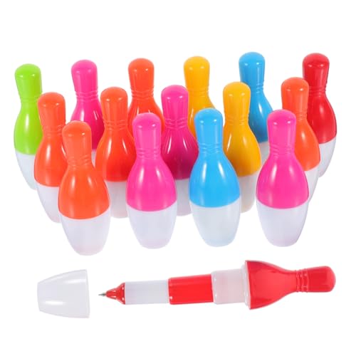 DIKACA 15 Stück Teiliges Bowling Kugelförmige Kugelschreiber Bunte Einziehbare Kreative Schreibstifte Für Schüler Schulbedarf Spaßiger Cartoon Stift Mix DIKACA 15 Stück Teiliges Bowling Kugelförmige Kugelschreiber Bunte Einziehbare Kreative Schreibstifte Für Schüler Schulbedarf Spaßiger Cartoon Stift Mix von DIKACA
