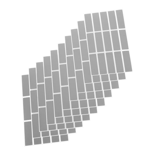 DIKACA 150 Stück Rubbelsticker Rechteckige Selbstklebende Scratch Off Karten für DIY Gewinnspiele und Spiele Kreative Aufkleber Beschriften und Gestalten von DIKACA