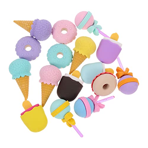 DIKACA 16 Stück Teiliges Cartoon Radiergummis im Dessert Design für Lustige Tpr Radiergummis für Zeichnen und Schreiben DIKACA 16 Stück Teiliges Cartoon Radiergummis im Dessert Design für Lustige Tpr Radiergummis für Zeichnen und Schreiben von DIKACA
