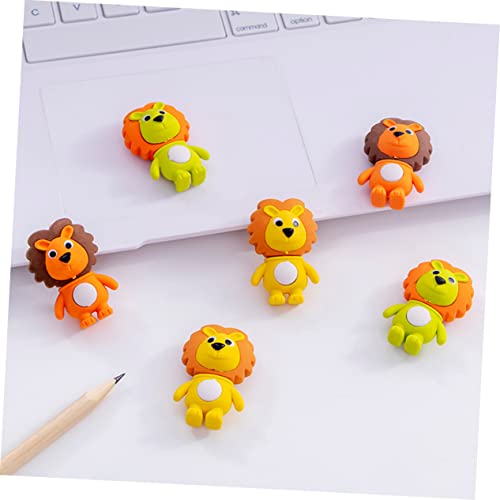 DIKACA 16 Stück Teiliges Radiergummis Cartoon Löwenform Bunte Farben Kreative Schulmaterialien Für Schüler Jungen Mädchen Zufällige Farbe DIKACA 16 Stück Teiliges Radiergummis Cartoon Löwenform Bunte Farben Kreative Schulmaterialien Für Schüler Jungen Mädchen Zufällige Farbe von DIKACA