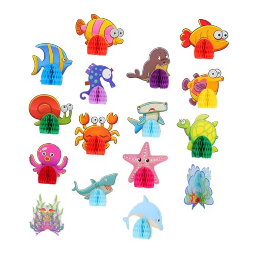 DIKACA 16 Stück Wabenornamente Dekoration tropisch Meerestier-Ornamente Hochzeit Krabbe geburtstagsdeko babyshowerparty Festivalbedarf Bienenwaben-Ornamente aus Meerestieren Papier DIKACA 16 Stück Wabenornamente Dekoration tropisch Meerestier-Ornamente Hochzeit Krabbe geburtstagsdeko babyshowerparty Festivalbedarf Bienenwaben-Ornamente aus Meerestieren Papier von DIKACA