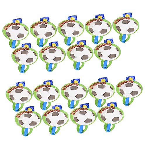 DIKACA 18 Stück Fußball Blasdrachen Sportspielzeug Kinderfußball Fußball Blashorn Geräuschmacher Fußball Partyzubehör Fußball Party Gebläse Fußball Party Tröten Kunststoff DIKACA 18 Stück Fußball Blasdrachen Sportspielzeug Kinderfußball Fußball Blashorn Geräuschmacher Fußball Partyzubehör Fußball Party Gebläse Fußball Party Tröten Kunststoff von DIKACA