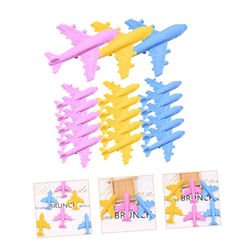 DIKACA 18 Stück Teiliges Flugzeug Radiergummi Cartoon Schulsachen Kleine Radiergummis als Klassenzimmer Belohnung Bunte Schüler Geschenke Zubehör für Partyfüllstoffe DIKACA 18 Stück Teiliges Flugzeug Radiergummi Cartoon Schulsachen Kleine Radiergummis als Klassenzimmer Belohnung Bunte Schüler Geschenke Zubehör für Partyfüllstoffe von DIKACA
