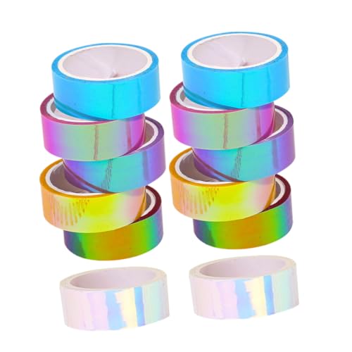DIKACA 18 Stück Teiliges Washi Tape Wasserdichtes Dekoratives Klebeband für Scrapbooking Journale und Bastelarbeiten für Projekte und Collagen von DIKACA