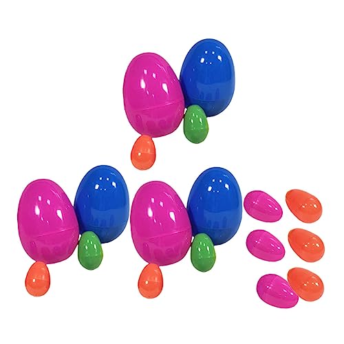 DIKACA 18 Stück Teiliges aus Ostereiern zur Dekoration Befüllbare Simulationseier für Partys und Ostereiersuche Umweltfreundliches Material für Kreative Bastelprojekte DIKACA 18 Stück Teiliges aus Ostereiern zur Dekoration Befüllbare Simulationseier für Partys und Ostereiersuche Umweltfreundliches Material für Kreative Bastelprojekte von DIKACA