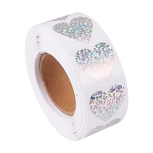 DIKACA 1Rolle Herzform Aufkleber Selbstklebende Geschenketiketten Kreative Rollaufkleber Für Partys Und Deko Für Danksagungen Und Gastgeschenke DIKACA 1Rolle Herzform Aufkleber Selbstklebende Geschenketiketten Kreative Rollaufkleber Für Partys Und Deko Für Danksagungen Und Gastgeschenke von DIKACA